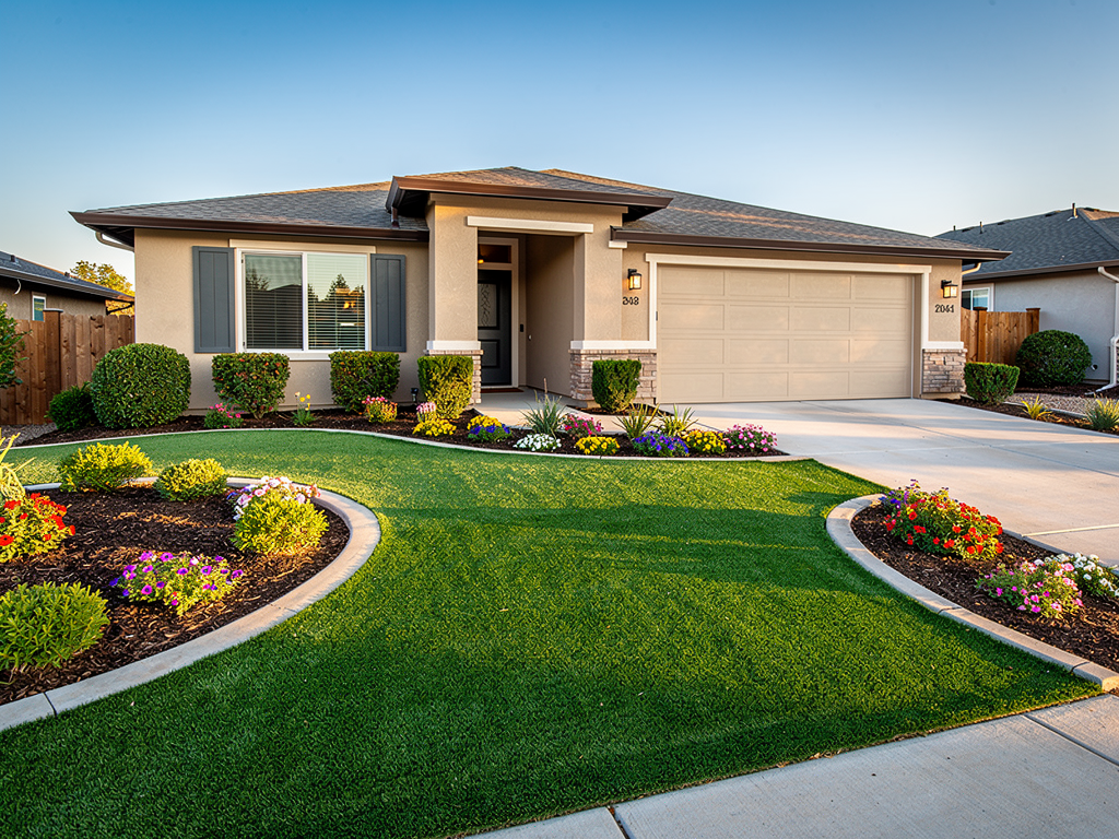 Front Yard Turf Installation