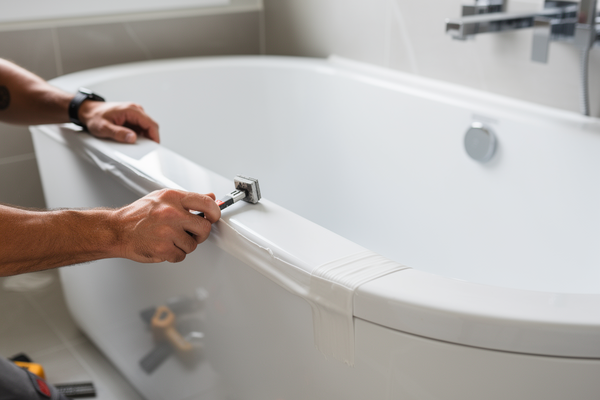 Freestanding Soaking Tub Install