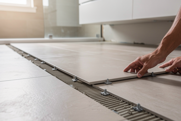 New Bathroom Floor Tile