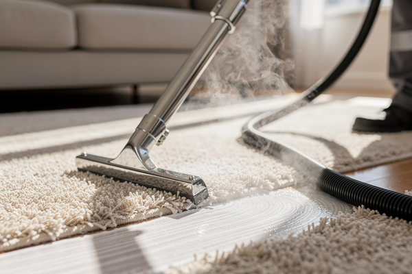 Hot Water Steam Carpet Cleaning